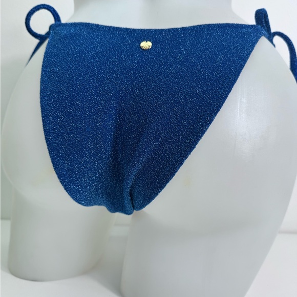 Victoria's Secret Sparkling Blue Bikini 2 pc set Sz 36D / Small NWT - Picture 5 of 12